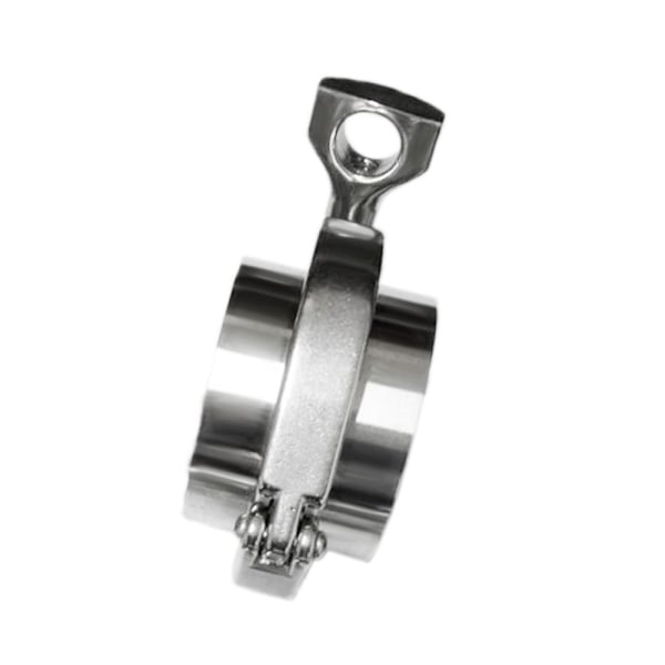 63mm SS304 2\" Sanitär Rör Svetskoppling + 1 Tri-Clamp + 1 PTFE Packningsset NYTT