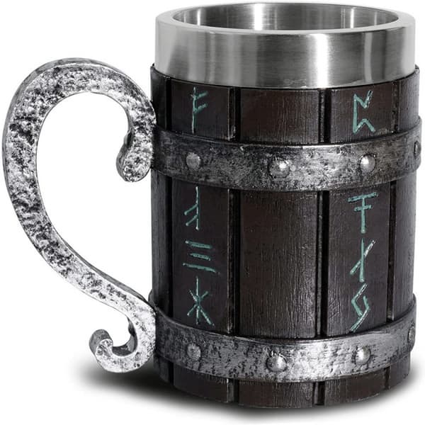 [RM]Viking Rune Krus Øl Blackjack Menns Ølkrus