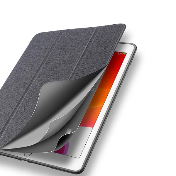 DUX DUCIS iPad 10.2 2019/2020/2021 Kotelo DOMO Kolmiosainen Musta Black Svart