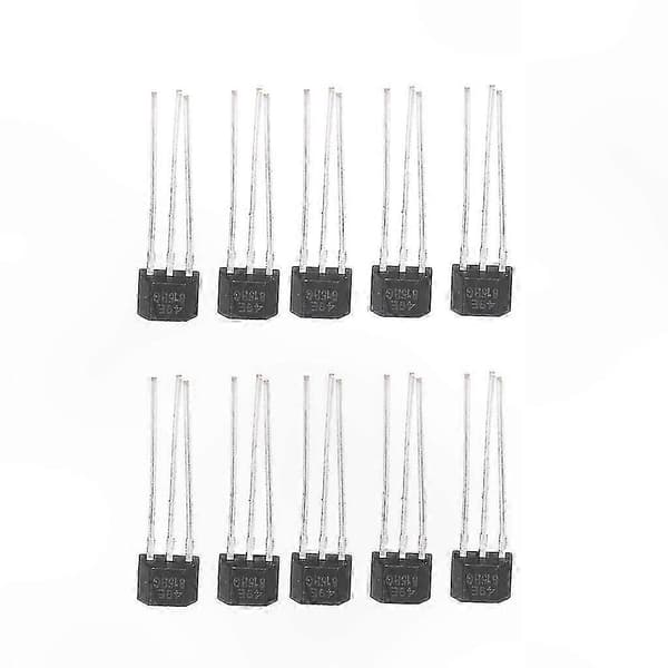 10-pak Hall Effect Sensor Moduler, Lineær Spændingsregulatorafbryder til DIY Elektronikprojekter Black