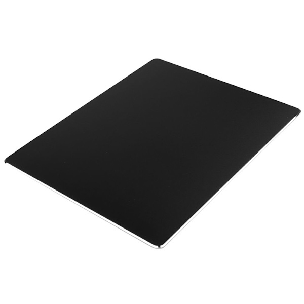 Smidig musmatta i aluminiumlegering för dator, laptop, notebook, svart