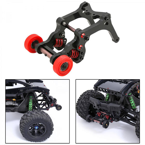 Wheelie Bar För Tra-xxas XMAX-X 1:5 RC Monstertrucks 2 Hjul Röd