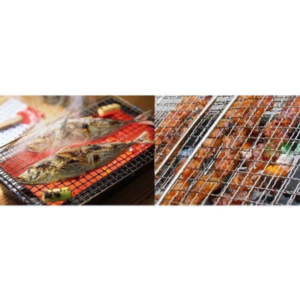 portabel grillkorg i rostfritt stål för fisk grönsaker s