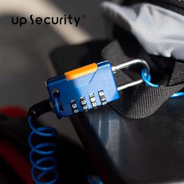 [RM]Ski Lock with Combination Lock and Foldable Cable (91.5 cm) - Security Solution for Snowboard, Bicycle, Luggage, Suitcase, Safe and Outdoor_yu