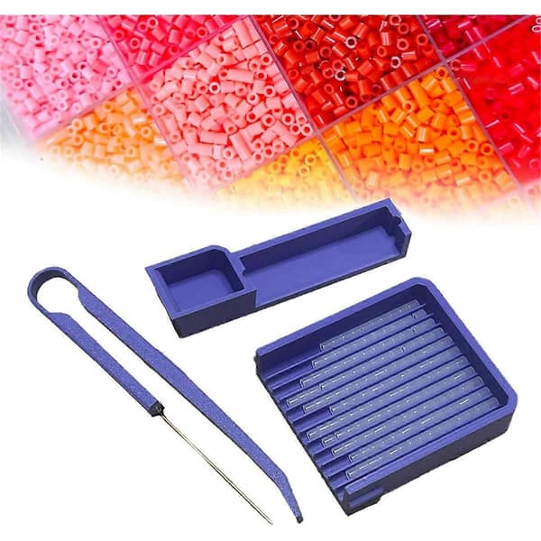 Bead Plate Simple Needle Tweezers & Adjustment Tray Set, 5mm Bead Plate Kit, Bead Plate Tool for Craft Jewelry[RM]