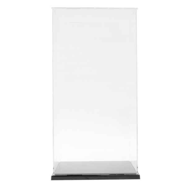 Transparent Displayfodral med Svart Bas för Modell C Figurer