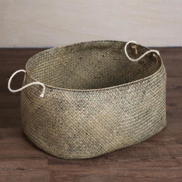 herbarium belly basket blomkruka leksak eller tvättkorg grå l