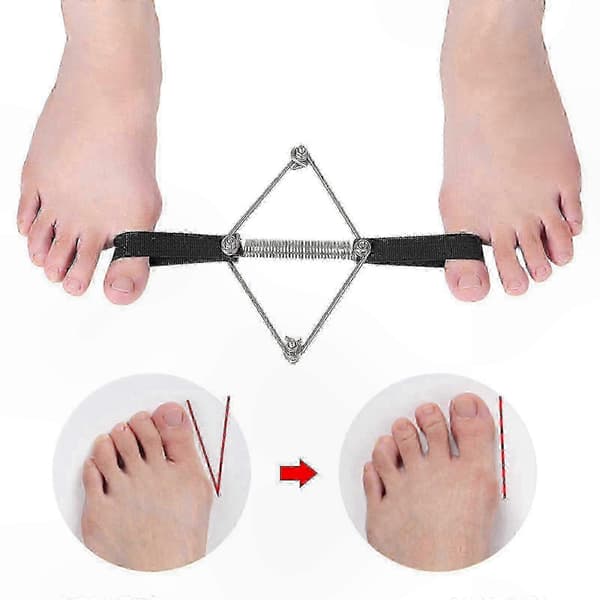 Tåjusteringsstøtte til genoptræning og træning af Hallux Valgus