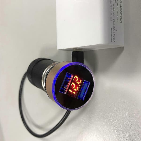 USB C PD til 12V bilstrømstikadapterkabel til cigarettænderopladere 3m