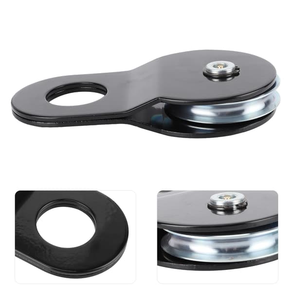 [RM]8 ton/17637 lb Snatch Block Pulley Recovery Double Winch Capacity Vehicle Tool Accessory