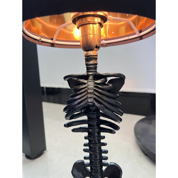 Skeleton Bordslampa Gothic Skeleton Bordslampa Klassisk hemdekorativ lampa