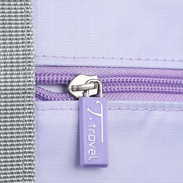Förvaring och organisering med stor kapacitet, enkel stil, enfärgad, handväska att ta med. purple