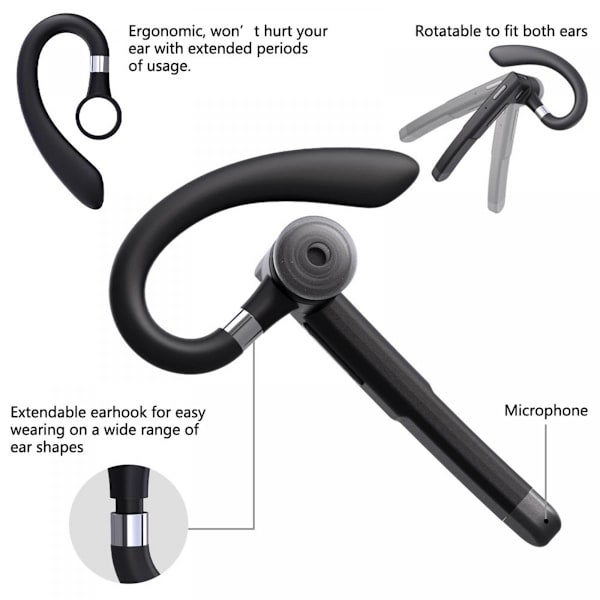 Bluetooth headset hörlurar mobiltelefoner