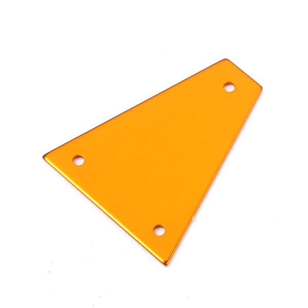 Blank Truss Rod Cover i Aluminiumlegering ACCS för Import Jackson Gitarr - Guld