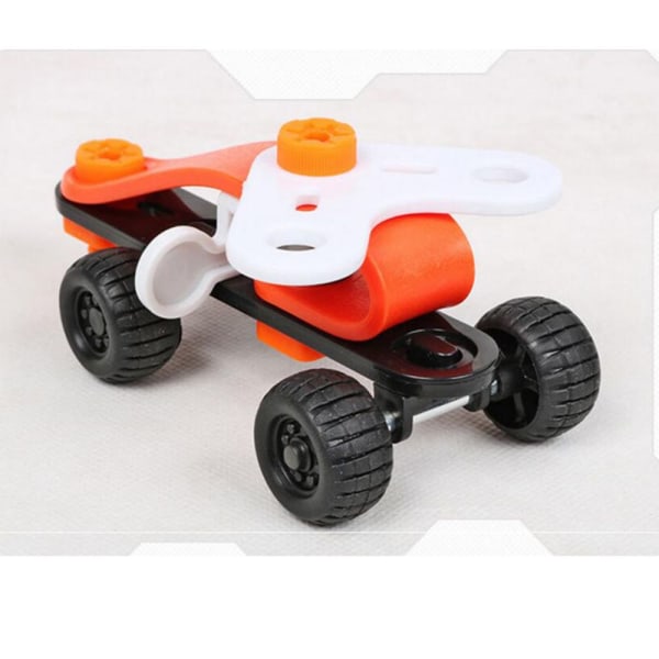 19st DIY Montera fordon Demontera leksak Barn byggklossar - Racingbil