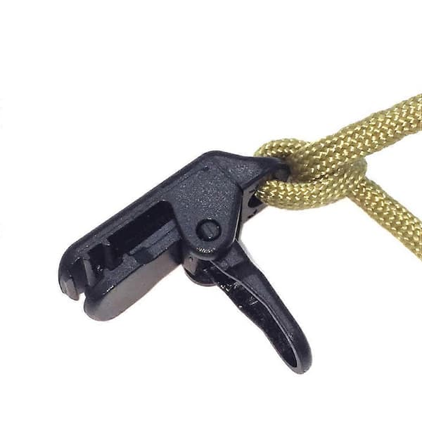 [RM]Klemme presenningsclips Holdbare teltstrammerclips 20 stk. sort plastdesign