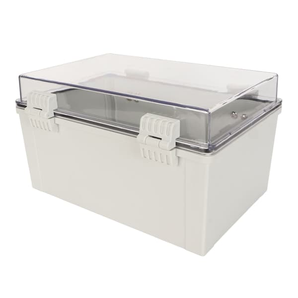 [RM]IP66 Waterproof Junction Box Transparent Latch Electrical Junction Box Snap Type 300x200x170mm