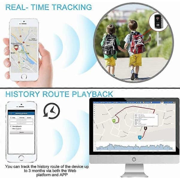 Mini GPS Tracker, lang standby personlig og bærbar tyverisikring i realtid til køretøjer
