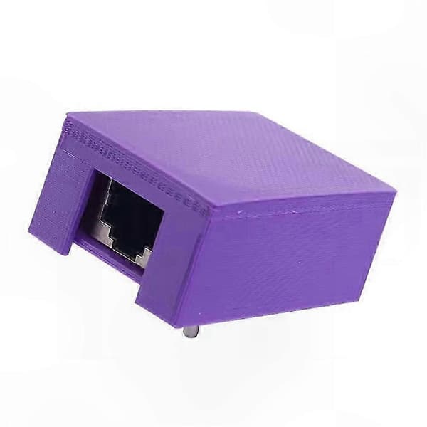 Ethernet LAN CAT5/CAT6 Twisted Pair Kontrollbryter for Nettverkskabelhåndtering Purple