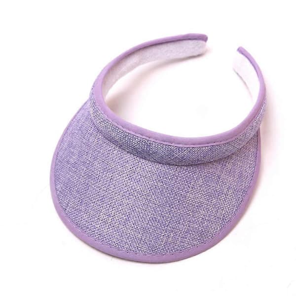 Clip On Visir Solhatt Voksen Bred Brems Clip On Hodehette Visir For Kvinner Lilla Purple