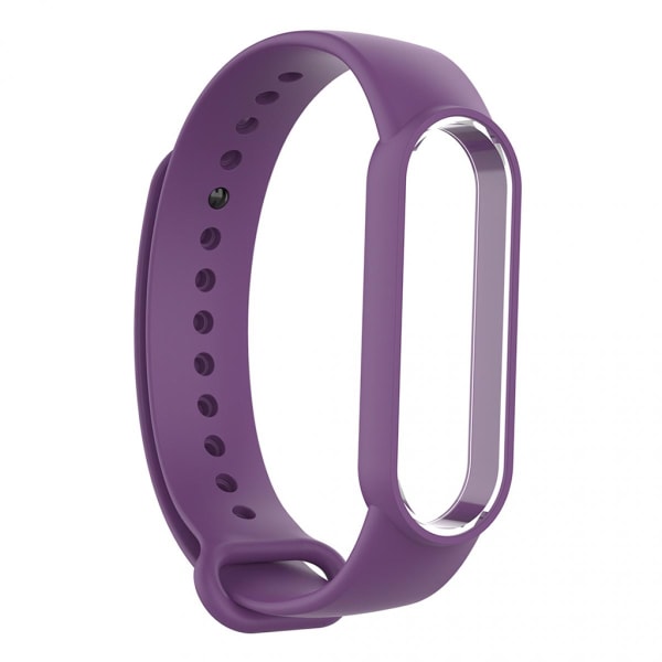 Ersättningsarmband i silikon för Xiaomi MI Band 5, klockarmband lila