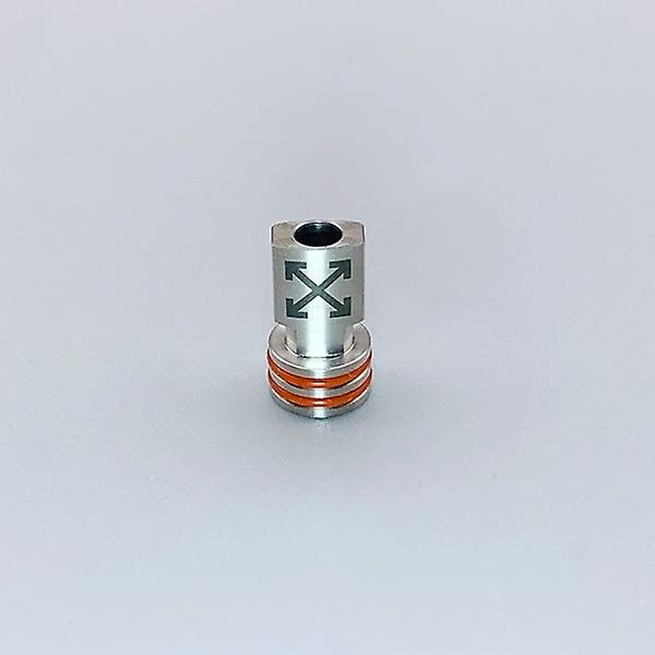 DSX Fyrkantig OFF Stil 510 Drip Tip 316SS Liten Kaliber MTL 510 Drip Tip För Billet BB Box Mod Verktygstillbehör silver