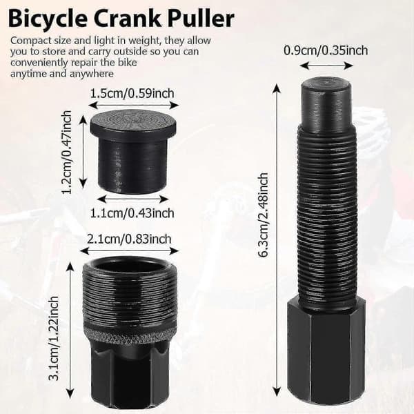 Crank Remover Bicycle Crank Puller Crankset Crank Arm Puller Compact Crank Puller Bike Performance Pull Crank Disc Tool Repair Maintenance Belt