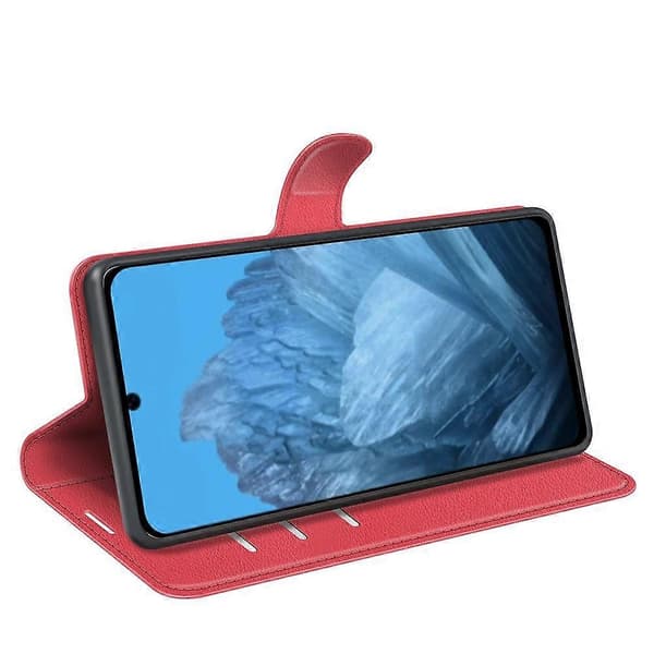 [RM] Litsi-nahkainen puhelinkotelo Google Pixel 9 / 9 Pro -puhelimelle Red For Google Pixel 9 / 9 Pro