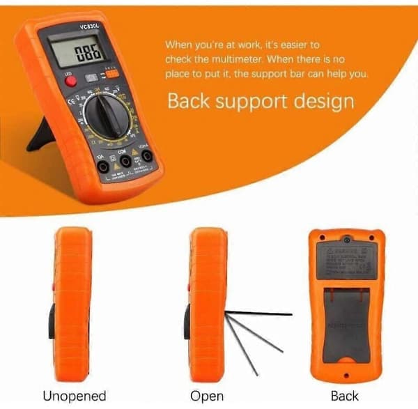 Digital multimeter 18-delars set Auto Range Digital multimeter Professionell elektrisk testare