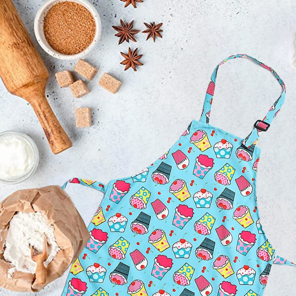 Barnförkläde för flickor Pojkar Toddler Art Smock Tillbehör Matlagning Kock Målning style5