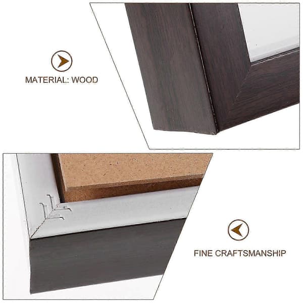 [RM]Torkad blomma skuggbox ram displayhållare för heminredning 22.2x17.8x4.4cm Enkel stil 1-pack