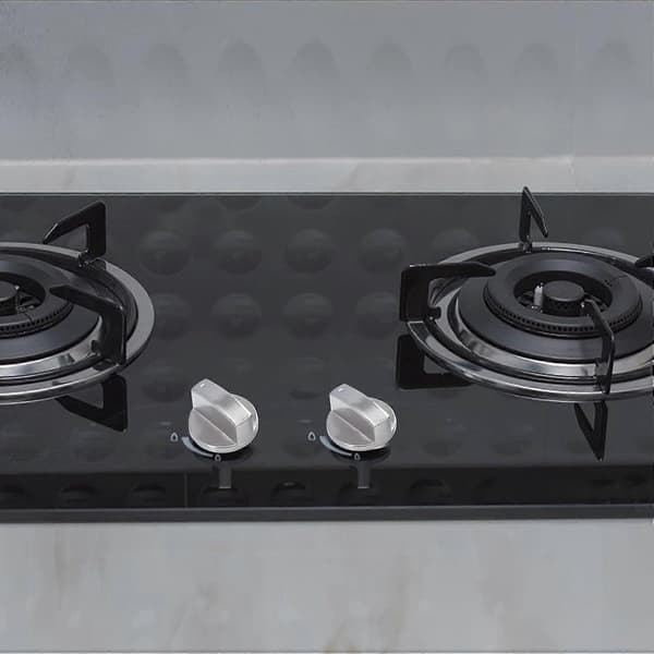 4 st gasknappar, universell kontrollratt, gasspisratt, för gasspisar och hällar (silver, 8 mm)