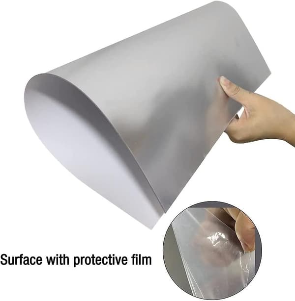 [RM]Self-adhesive mirror, 4 pcs. 20x20 Self-adhesive mirror sheets Self-adhesive mirror mirror sheets Non-glass, plastic material - Perfect