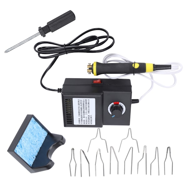 [RM] Wood Burning Machine Adjustable Temperature Professional Burning Pyrography Set Art Supplies EU Plug 220V