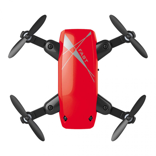 Mini Drone Foldable Pocket Quadcopter För Barn Nybörjare Röd