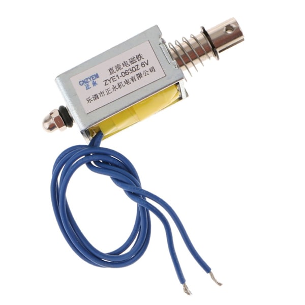 ZYE1-0630Z Linjär Mini Push Pull Solenoid Elektromagnetisk Återställning DC24V