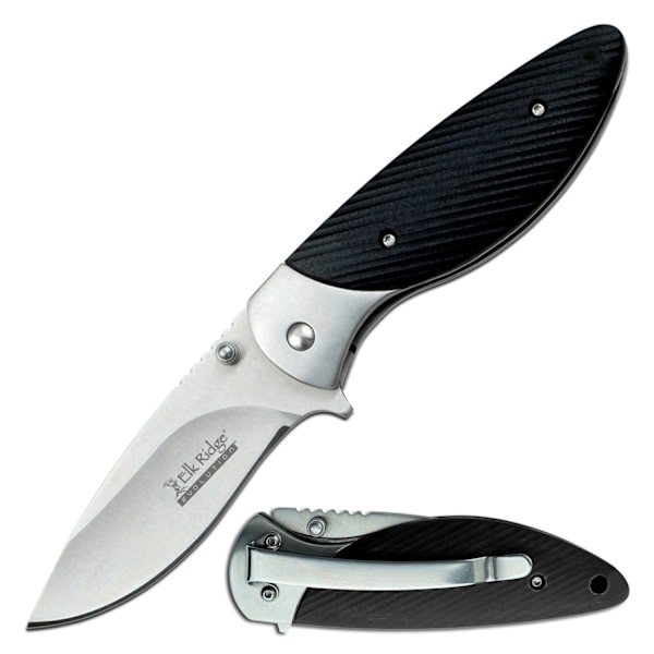 ELK RIDGE EVOLUTION - ERE-FDR006-BK - FOLDING KNIFE Svart