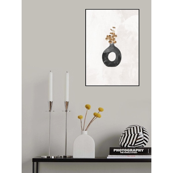 Black And Gold House Plant 3 MultiColor 21x30 cm