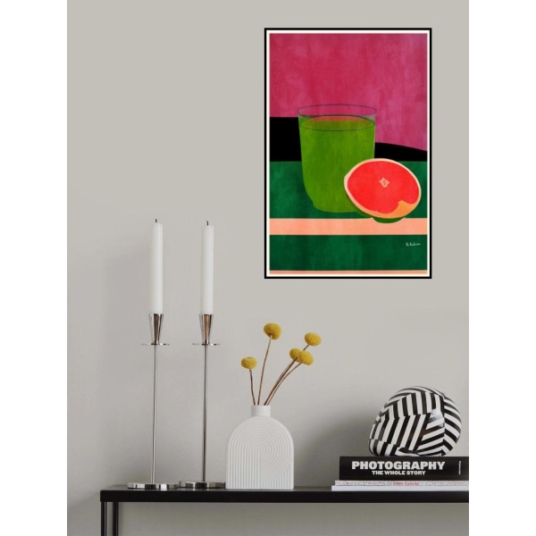 Pink, Little Grapefruit MultiColor 50x70 cm