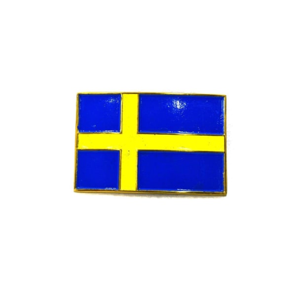 Bæltespænde svensk flag Multicolor