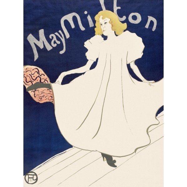 May Milton Poster(1895) MultiColor 70x100 cm