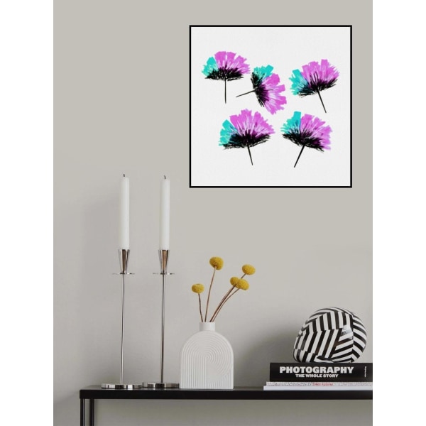 Feathery Flower Mint Lavender MultiColor 30x40 cm