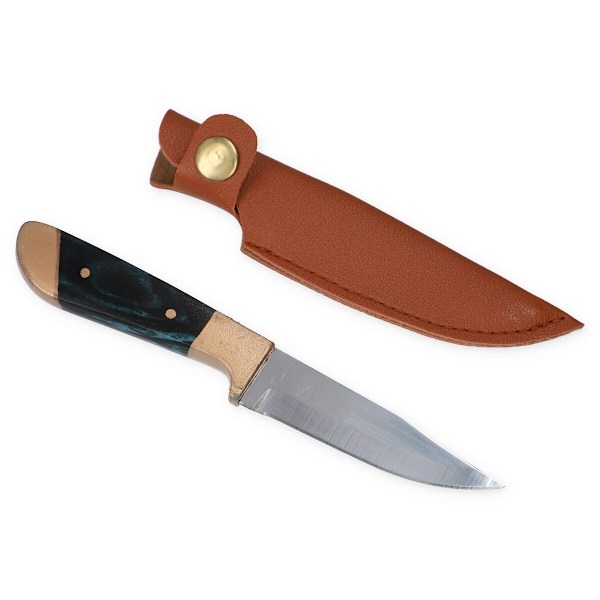 Knife - hunting knife 15cm Blue