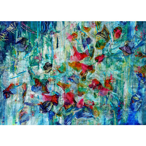Bloom Shimmer Park MultiColor 21x30 cm
