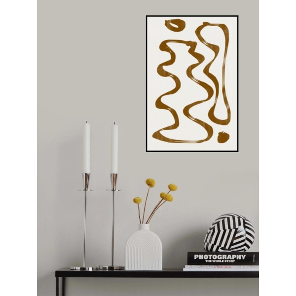 Abstract Line No7. MultiColor 50x70 cm
