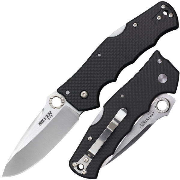 Cold Steel 62QCFB - Silver Eye Elite spydspids - Foldekniv Black