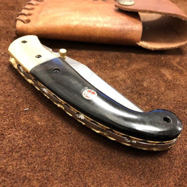 Håndlavet kniv - unik og smuk damaskus / damaskus foldin Black