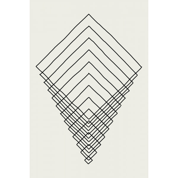Imperfect Lines 5 MultiColor 70x100 cm