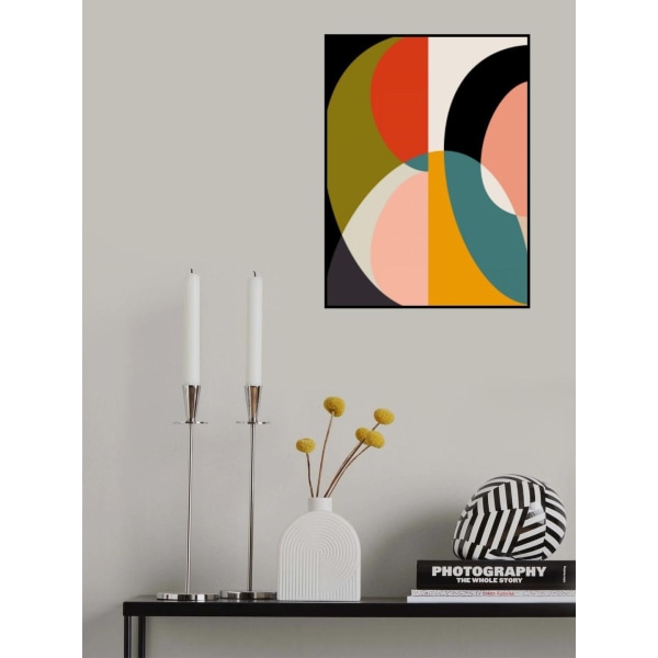 Mid Century Pastel 11 MultiColor 30x40 cm