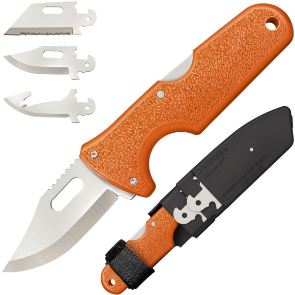 Cold Steel Click-N-Cut Hunters -malli - Metsästysveitsi - 3-teräinen Orange